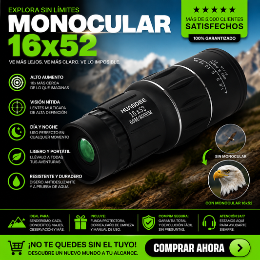 Telescopio Monocular Vision Optica HD
