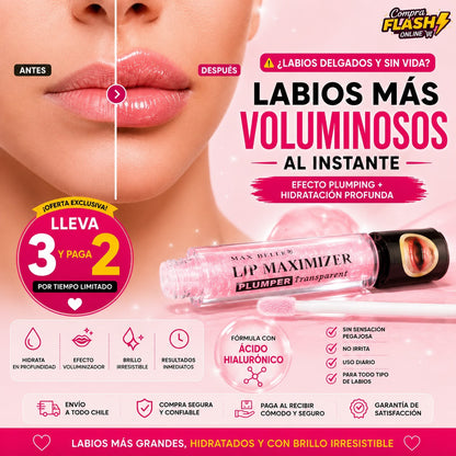¿SUEÑAS CON UNOS LABIOS MÁS GRANDES, JUGOSOS Y CON UN BRILLO IRRESISTIBLE?