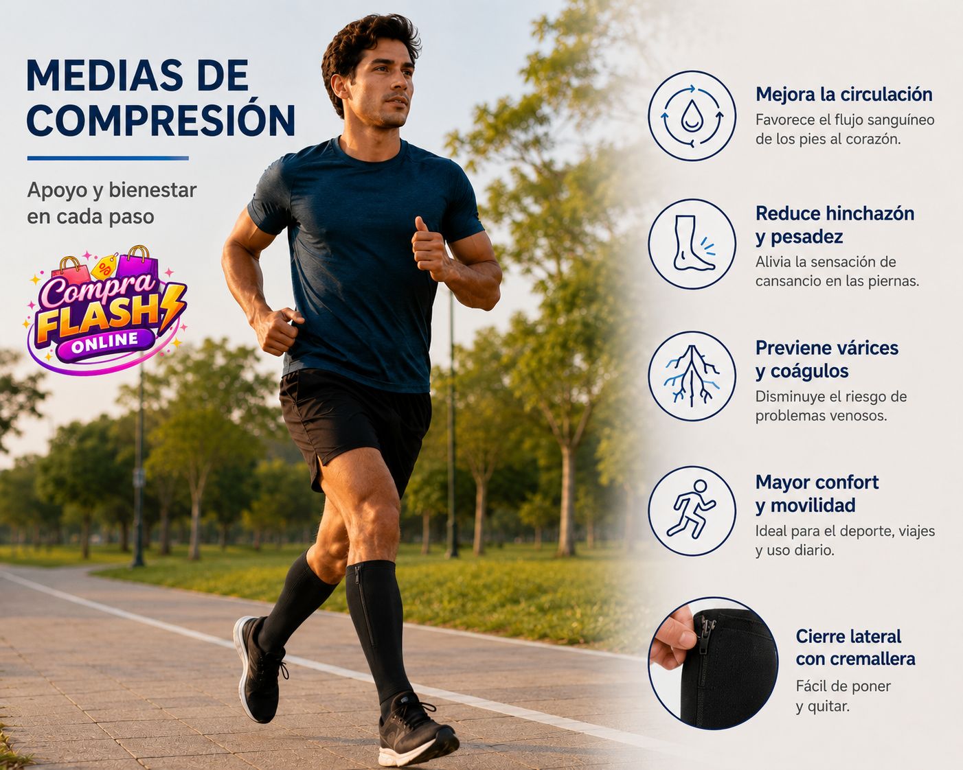 Vital Socks Medias de Compresión L - XL