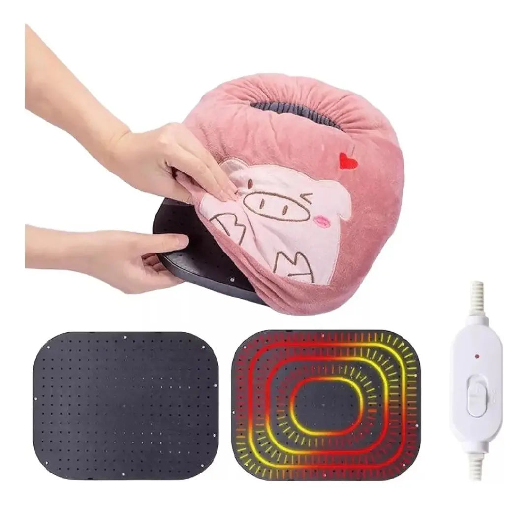 ❄️🔥 Calentador de Pies Peluche – Di Adiós al Frío y Disfruta el Calor
