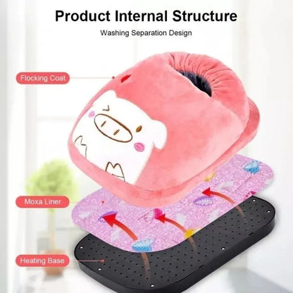 ❄️🔥 Calentador de Pies Peluche – Di Adiós al Frío y Disfruta el Calor