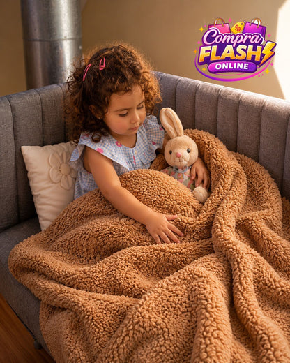 FRAZADA POLAR TERMICA CON CHIPORRO 2 PLAZAS PREMIUM POLARPLUSH™ ⭐️⭐️⭐️⭐️⭐️
