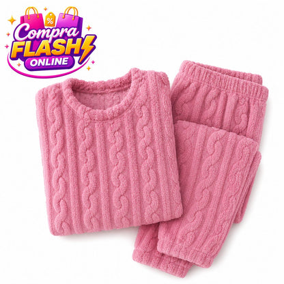 💜✨ PACK PIJAMA SUAVE CORDERITO FRANELA + CALIENTA PIES ELECTRICO REGULABLE - ENVIO GRATIS 💜✨