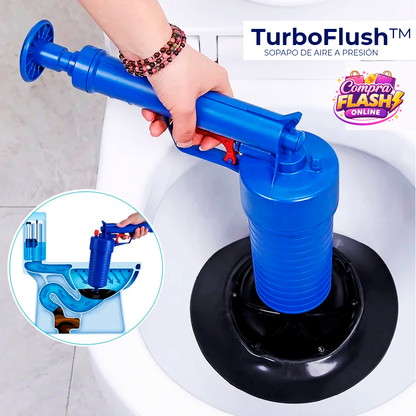 SOPAPO DESTAPADOR DE AIRE A PRESIÓN TURBOFLUSH™ ⭐️⭐️⭐️⭐️⭐️