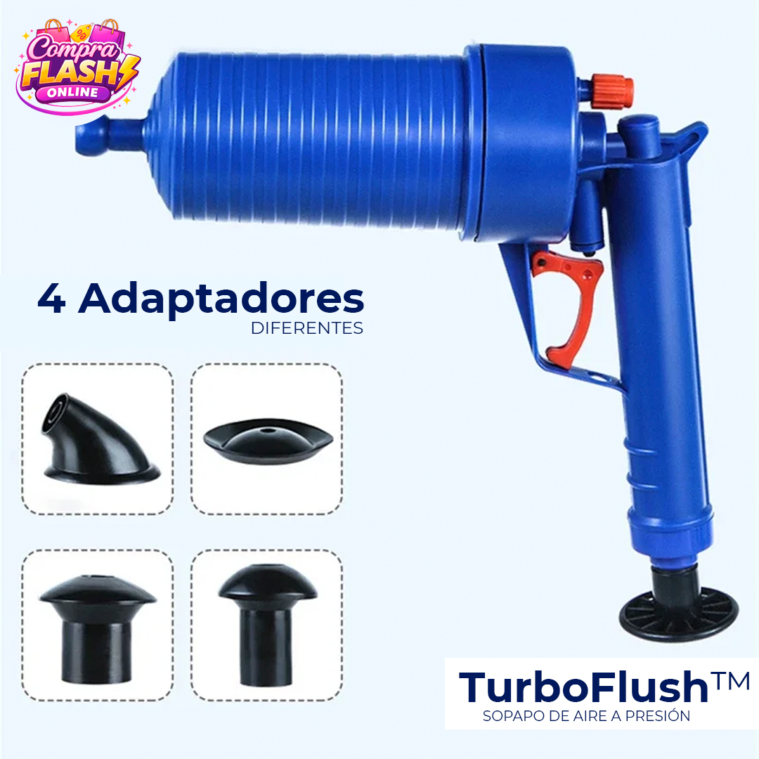 SOPAPO DESTAPADOR DE AIRE A PRESIÓN TURBOFLUSH™ ⭐️⭐️⭐️⭐️⭐️